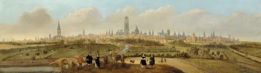 View on the City of Utrecht